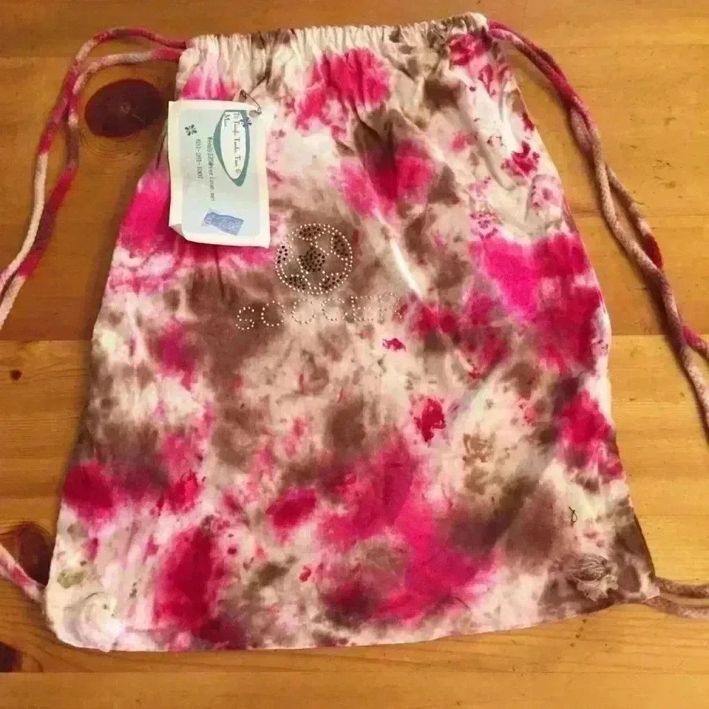⚽️Soccer⚽️Tie dye string bag  ⚽️